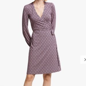 Boden Elodie 18L NWT Jersey long sleeve wrap dress